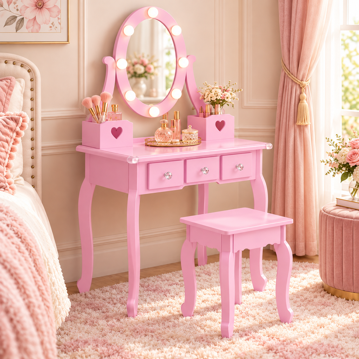 The Princess Rose Vanity Set