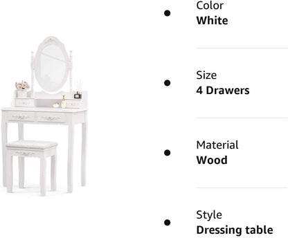 360 Rotating Mirror Vanity Set