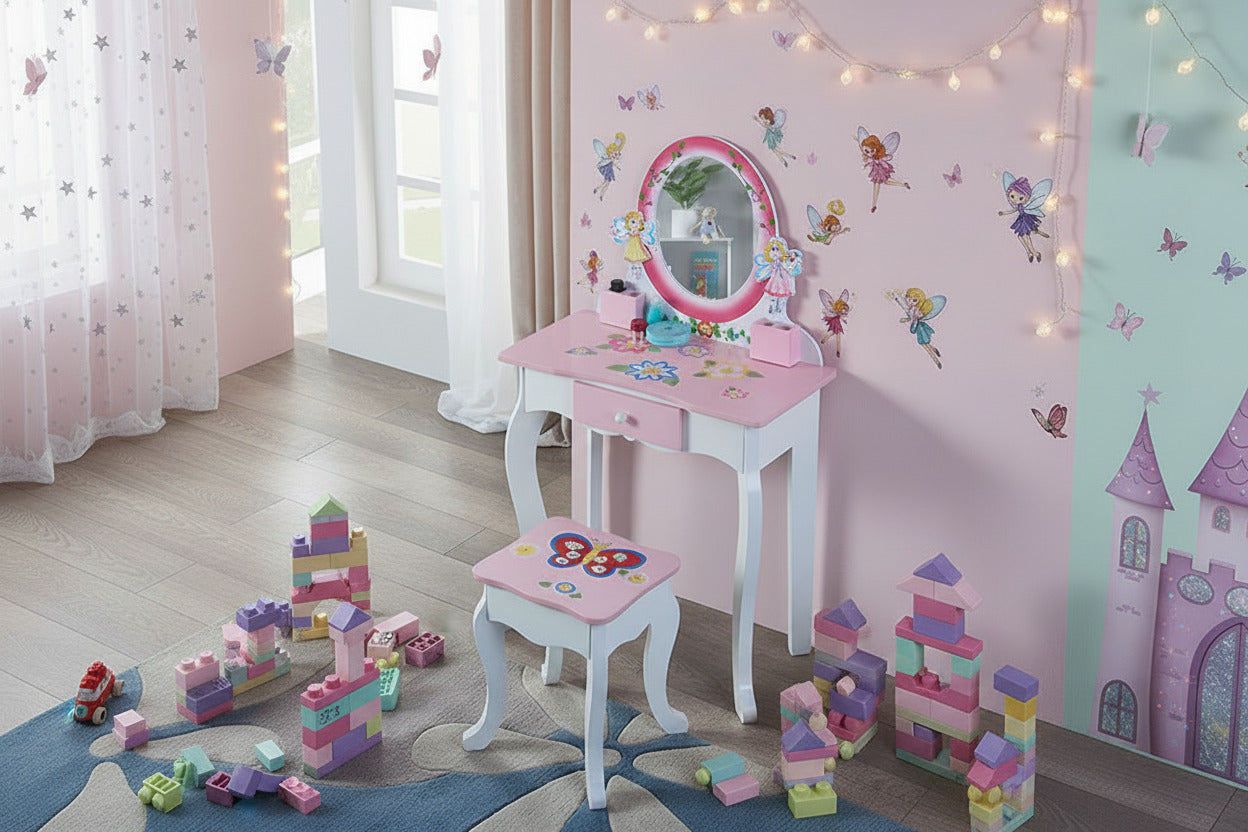 Kids Wooden Fairy Tale Vanity