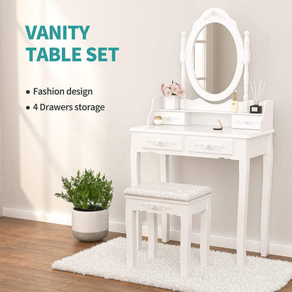 360 Rotating Mirror Vanity Set