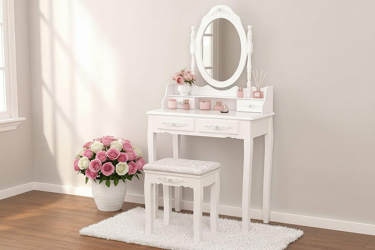 360 Rotating Mirror Vanity Set