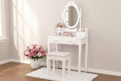 360 Rotating Mirror Vanity Set