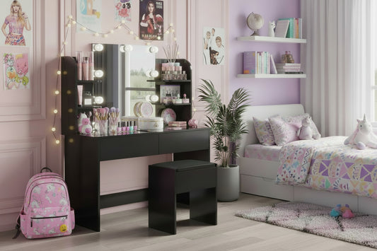 Black Beauty Vanity Set