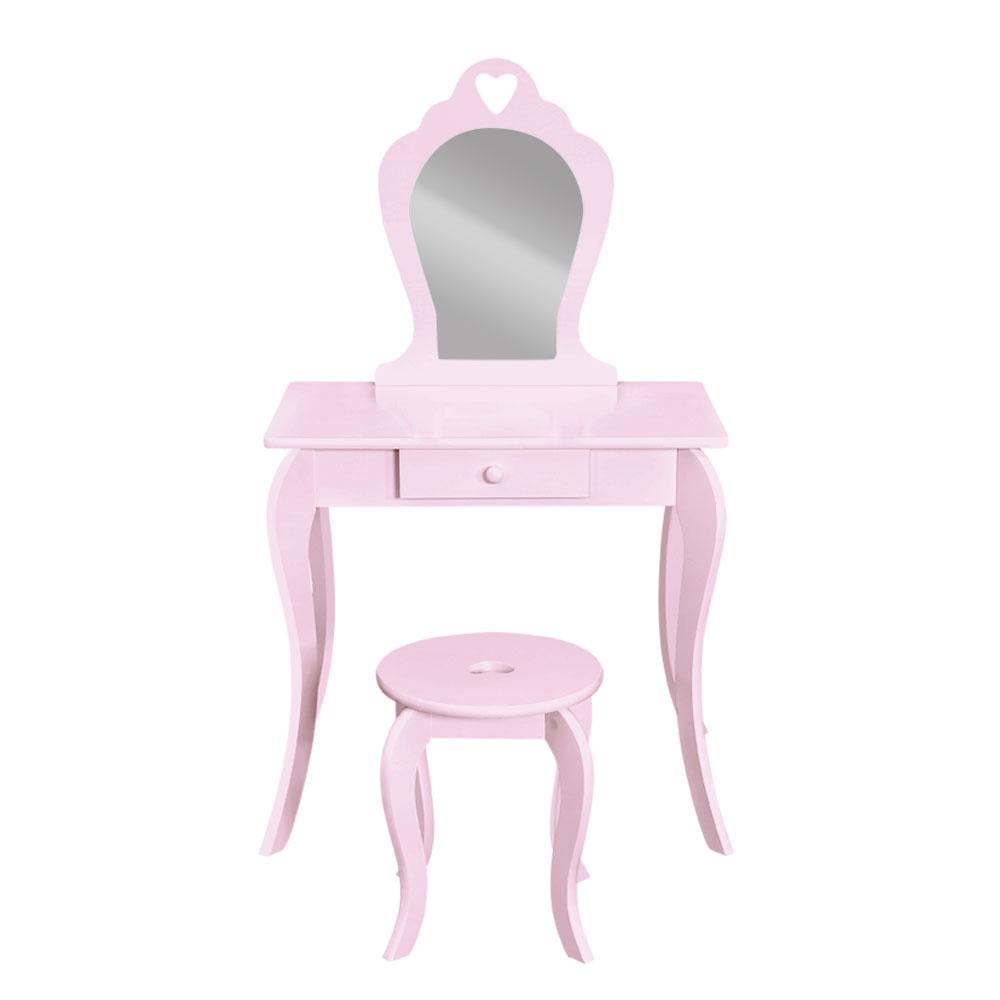 Children's Pink Heart Vanity Set
