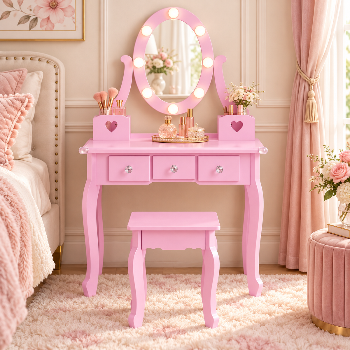 The Princess Rose Vanity Set