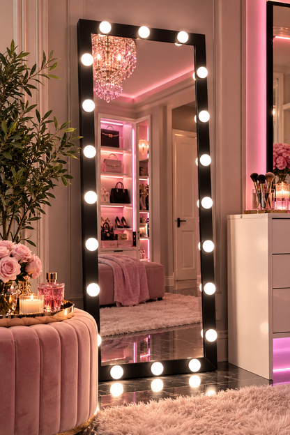 The Midnight Glam Hollywood Mirror