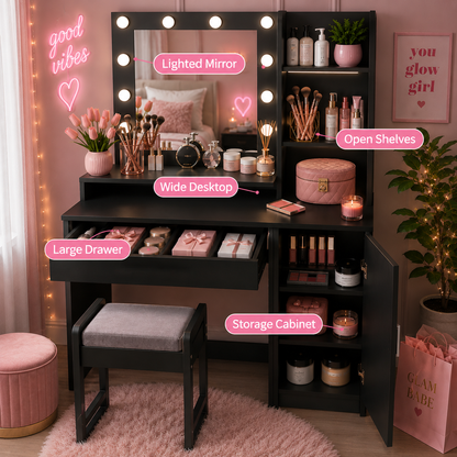 The Midnight Glam Vanity
