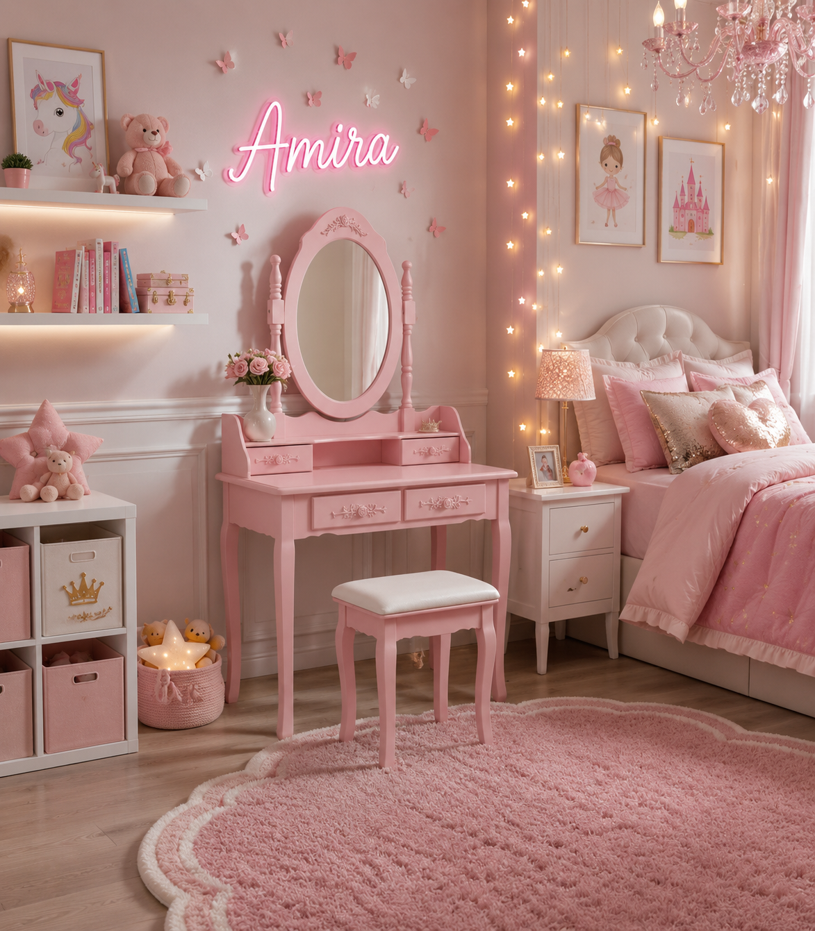 Princess Blush Vanity