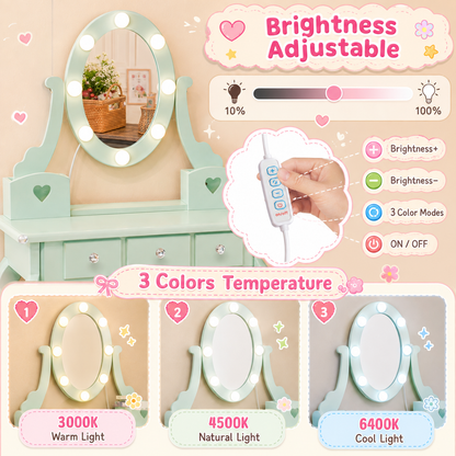 Macaroon Green Vanity