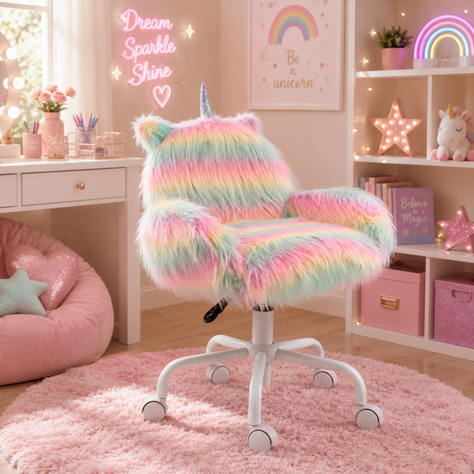 🦄 The Unicorn Dream Swivel Chair