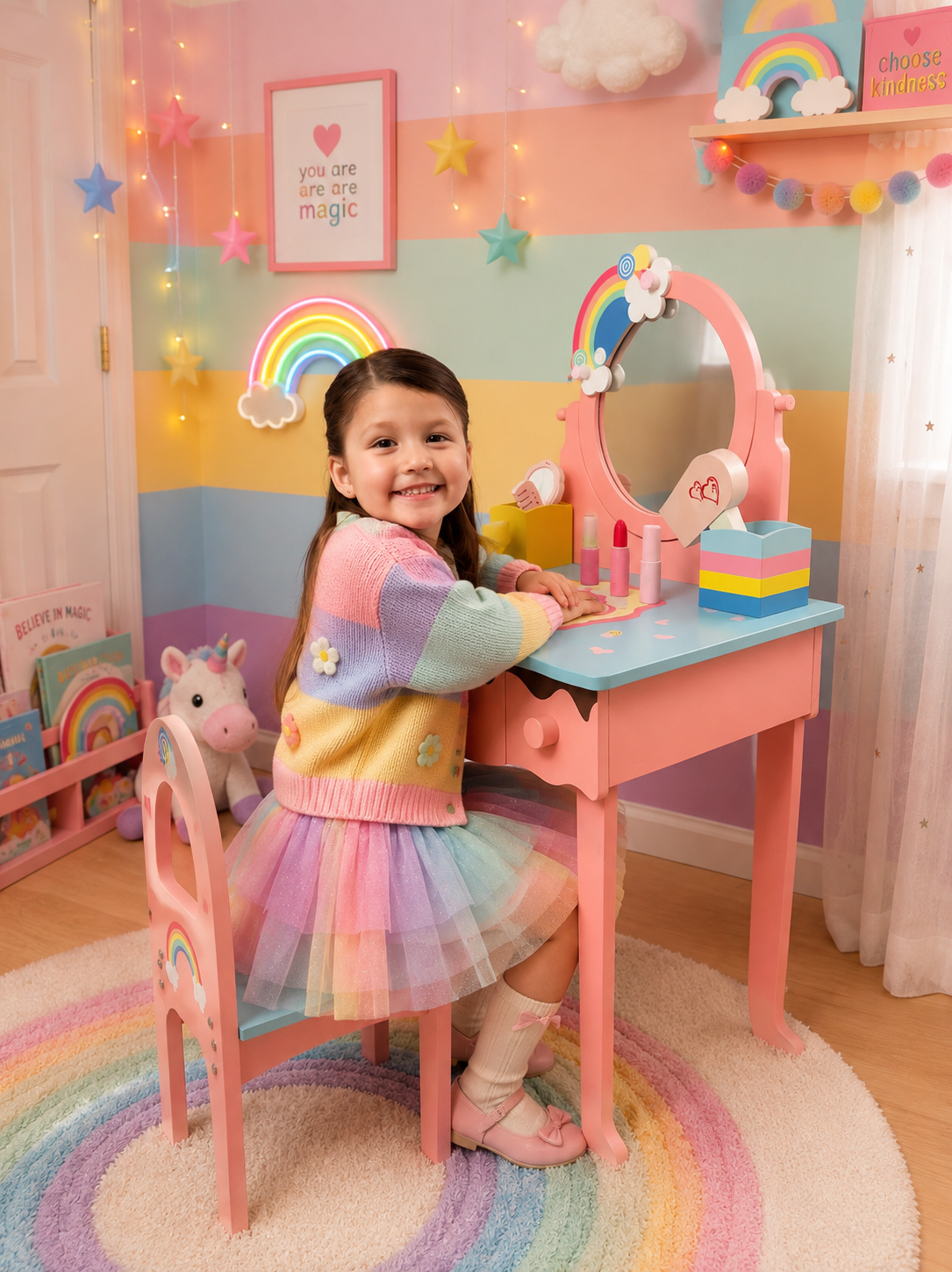 🌈 Amira's Dreamsicle Vanity