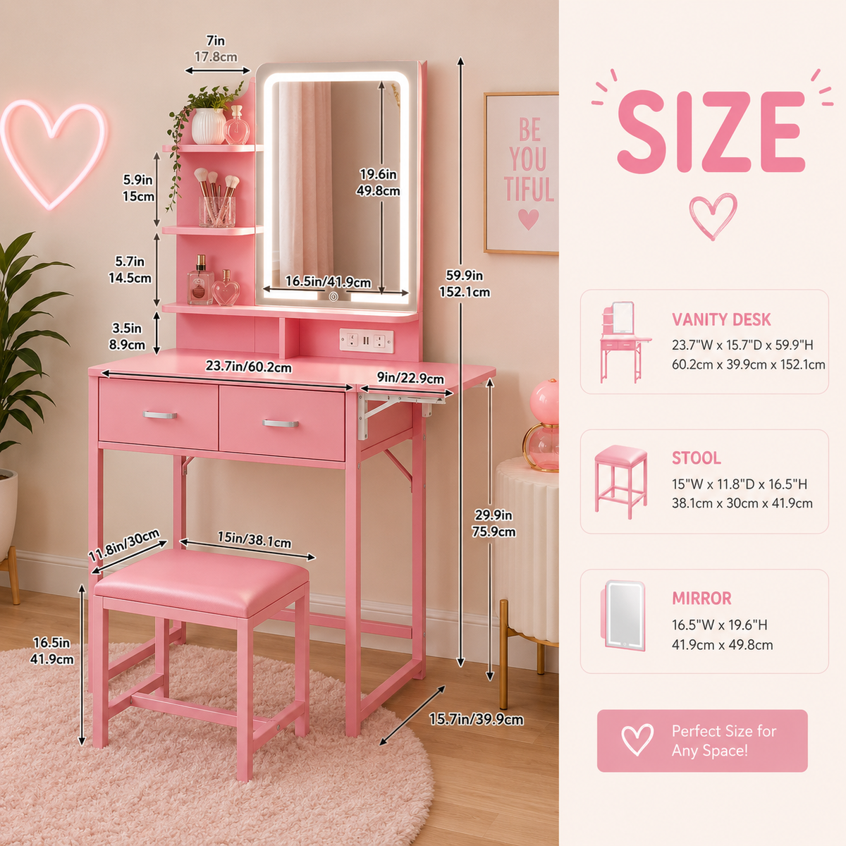 🩷Bubblegum Babe Vanity🩷