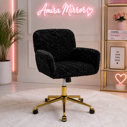 Black Gold Glam Chair