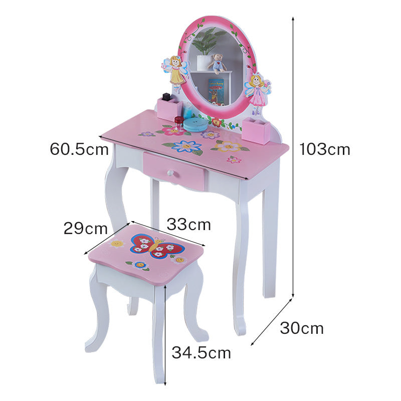 Kids Wooden Fairy Tale Vanity