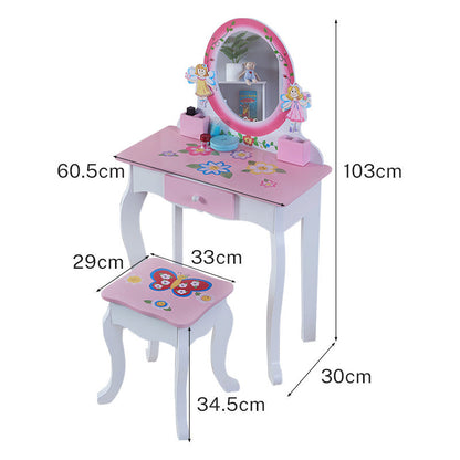 Kids Wooden Fairy Tale Vanity