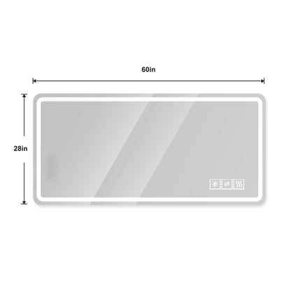 28x60 LED Vanity Mirror
