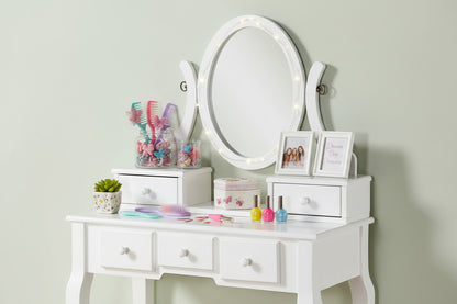 Classy Wood Vanity Set