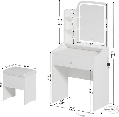 2026 Trending White Vanity Set